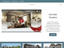 Tablet Screenshot of crestviewbuilders.com